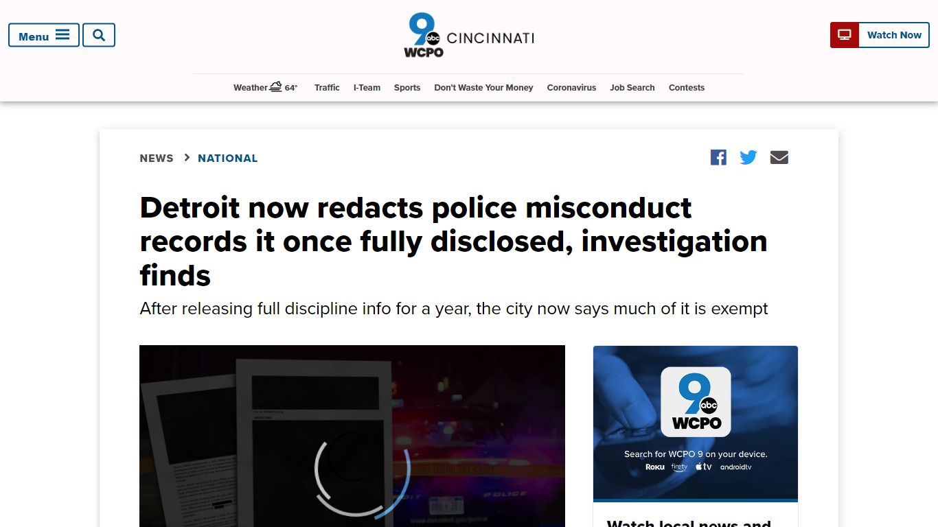 Investigation: Detroit redacts police misconduct records it once fully ...